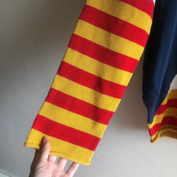 Rare Joesph Graphic Abstract Intarsia Sweater - Picture 3 of 8